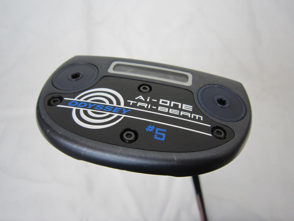 【中古】オデッセイ Ai-ONE TRI-BEAM #5 パター 33.0インチ ヘッドカバーあり オリジナルスチール Cランク 右利き用 ODYSSEY ゴルフクラブ ゴルフドゥ ゴルフ用品 GOLF DO 中古ゴルフクラブ｜ゴルフ ドゥ 中古クラブ店