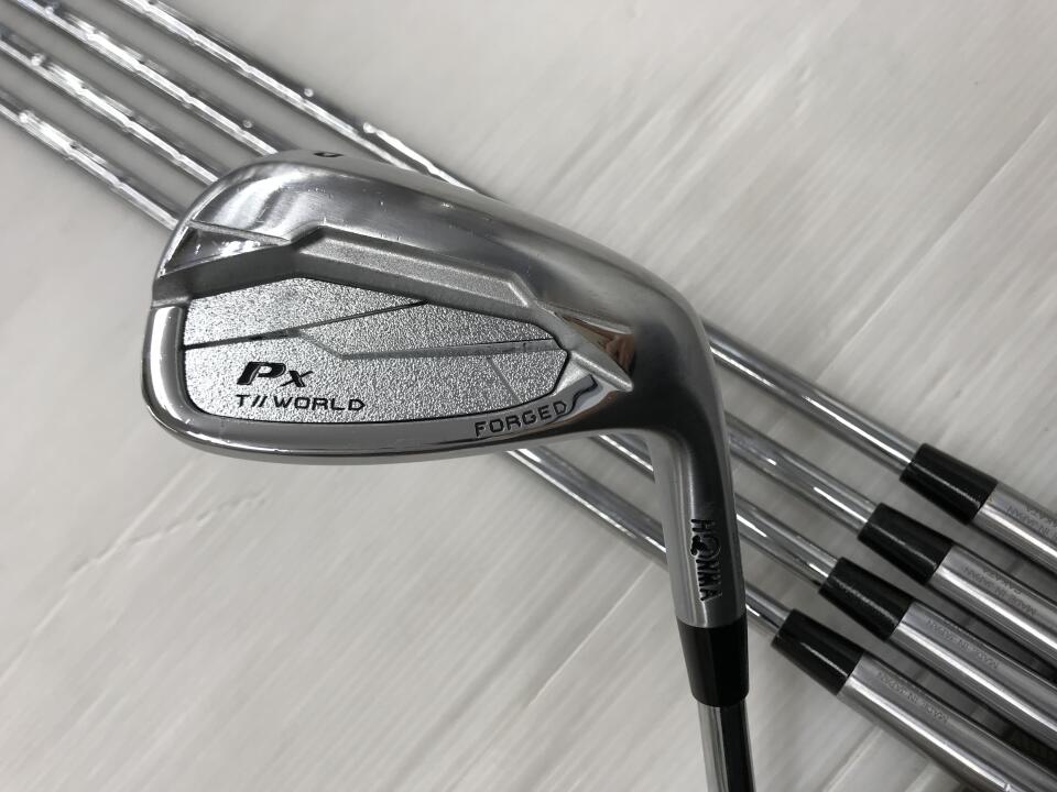 【中古】ホンマゴルフ TOUR WORLD Px アイアンセット 37.25インチ NSﾌﾟﾛ　Zelos6 リシャフト品 Dランク 右利き用 ゴルフクラブ ツアーワールドPx ゴルフドゥ ゴルフ用品 GOLF DO 中古ゴルフクラブ