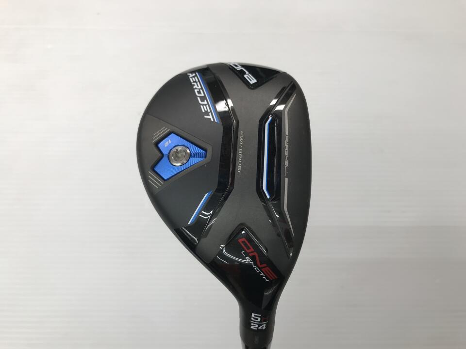 【中古】コブラ AEROJET ONE LENGTH ユーティリティ 24° Rフレックス 37.5インチ ヘッドカバーあり SPEEDER NX for Cobra(AEROJET) Cランク 右利き用 COBRA ゴルフクラブ エアロジェットワンレングス ゴルフド
