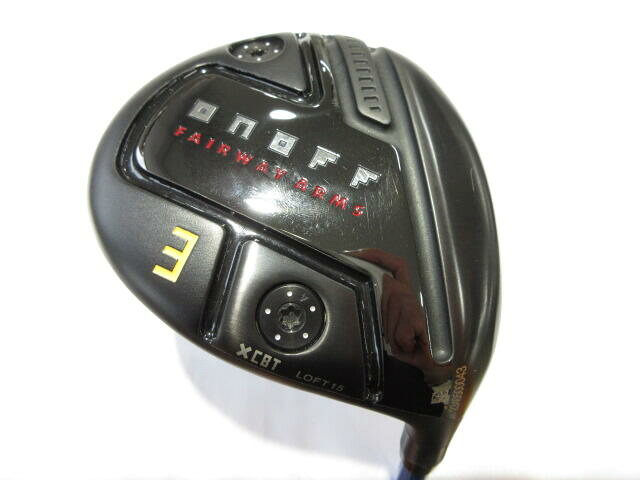 【中古】グローブライド ONOFF FAIRWAY ARMS KURO 2024 フェアウェイウッド 3W 15° Sフレックス 43.25インチ ヘッドカバーあり SPEEDER NX 60 リシャフト品 Cランク 右利き用 GLOBERIDE ゴルフクラブ オノフ フ