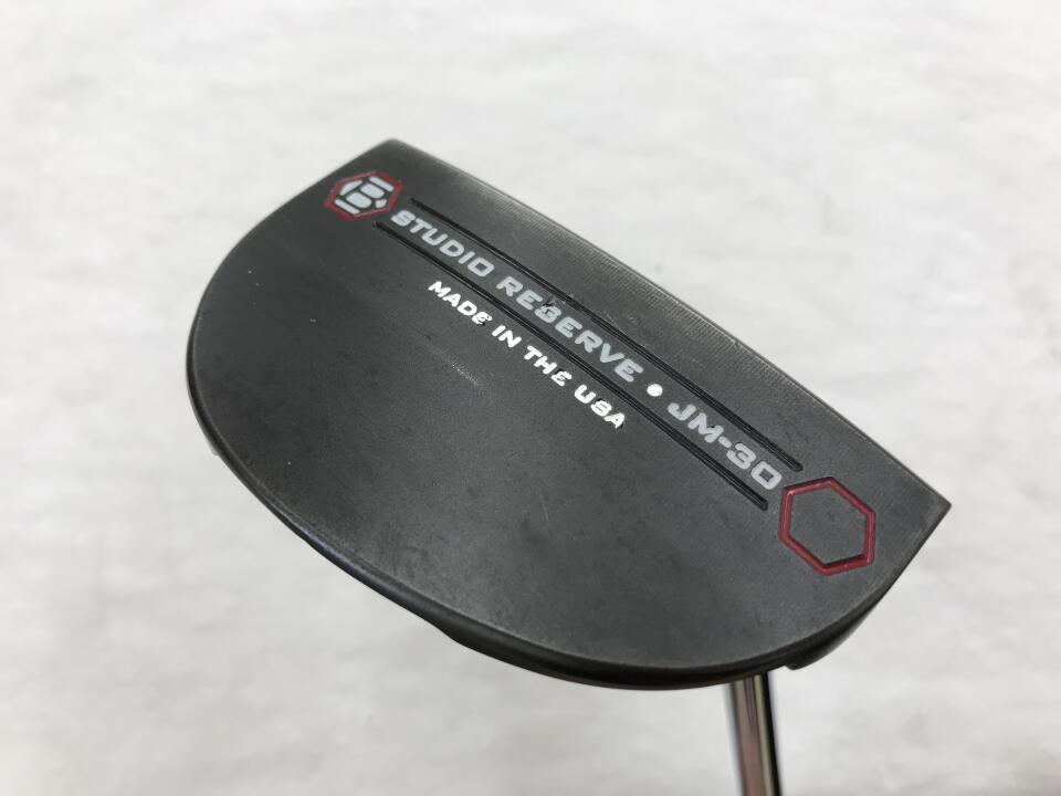 【中古】ベティナルディ STUDIO RESERVE JM-30 パター 33.0インチ ヘッドカバーあり オリジナルスチール Cランク 右利き用 BETTINARDI ゴルフクラブ ゴルフドゥ ゴルフ用品 GOLF DO 中古ゴルフクラブ