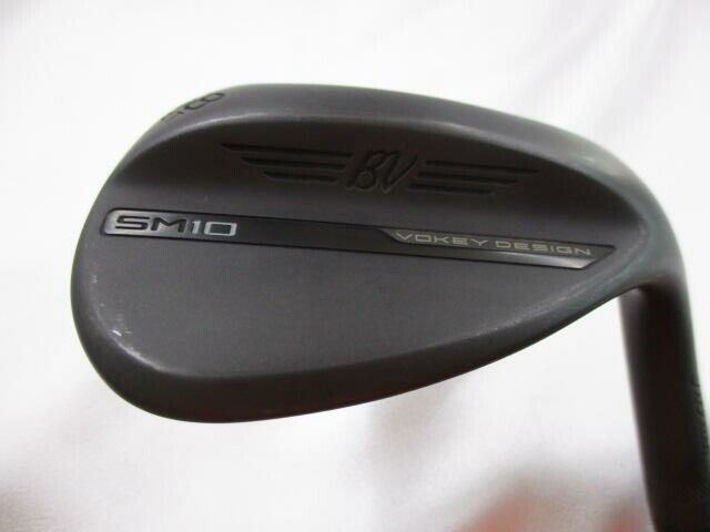 【中古】タイトリスト VOKEY SM10 JET BLACK ウェッジ 58° Sフレックス 35.25インチ NSプロ 105T リシャフト品 Cランク 右利き用 Titleist ゴルフクラブ ボーケイSM10 ゴルフドゥ ゴルフ用品 GOLF DO 中古ゴ