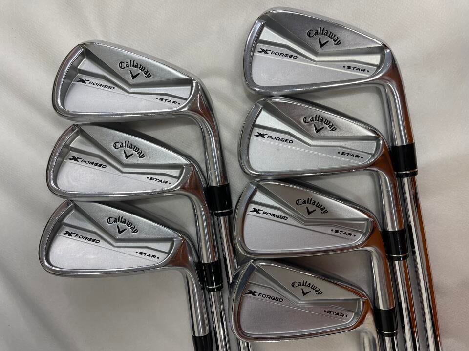 【中古】キャロウェイ X FORGED STAR 2024 アイアンセット 23° Sフレックス 38.0インチ NSプロ950GH neo Cランク 右利き用 Callaway ゴルフクラブ エックスフォージドスター2024 ゴルフドゥ ゴルフ用品 GOLF