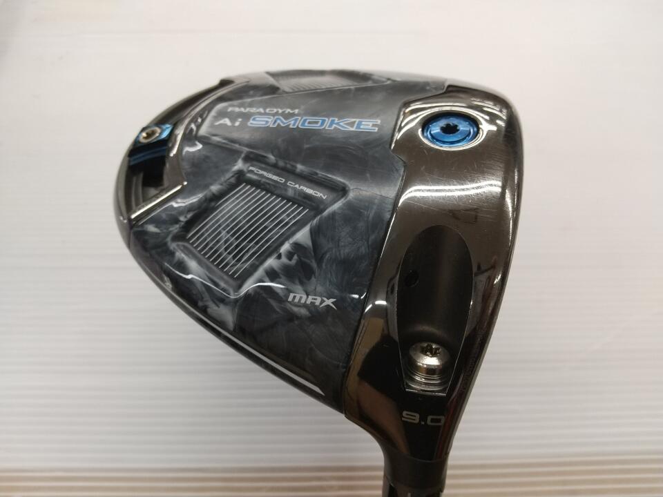【中古】キャロウェイ PARADYM Ai SMOKE MAX ドライバー 9.0° Sフレックス 45.25インチ SPEEDER661EVOLUTION　7 リシャフト品 Cランク 右利き用 Callaway ゴルフクラブ パラダイムAiスモークマックス ゴルフド