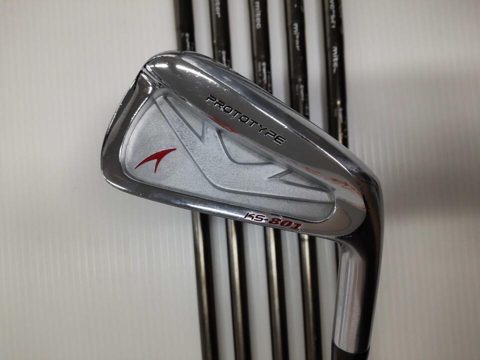【中古】アキラ PROTOTYPE KS-801 アイアンセット 27° Xフレックス 38.0インチ N.S.PRO モーダス3 TOUR115 リシャフト品 Cランク 右利き用 AKIRA ゴルフクラブ ゴルフドゥ ゴルフ用品 GOLF DO 中古ゴルフク
