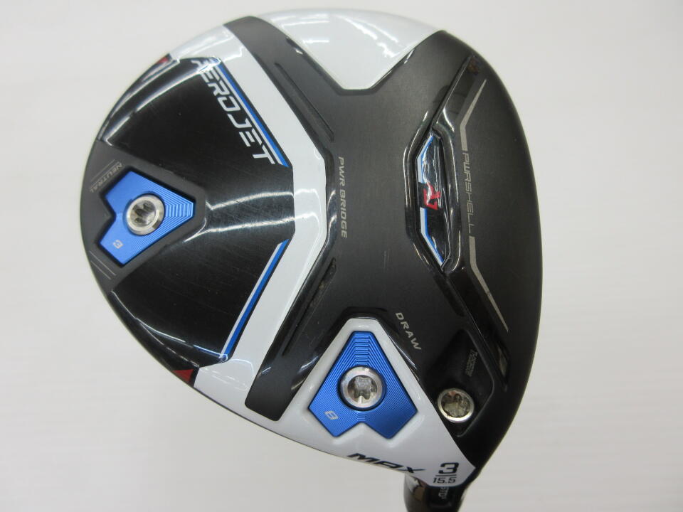 【中古】コブラ AEROJET MAX フェアウェイウッド 3W 15.5° Rフレックス 43.25インチ ヘッドカバーあり SPEEDER NX for Cobra(AEROJET) Cランク 右利き用 COBRA ゴルフクラブ エアロジェットマックス ゴルフド