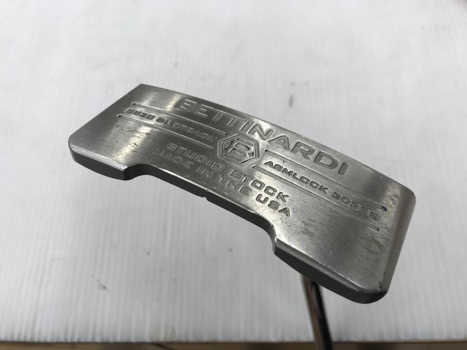 【中古】ベティナルディ STUDIO STOCK #28 2019 ARMLOCK パター 37.0インチ ヘッドカバーあり オリジナルスチール Cランク 右利き用 BETTINARDI ゴルフクラブ ゴルフドゥ ゴルフ用品 GOLF DO 中古ゴルフク