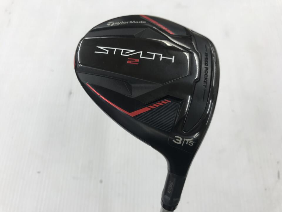【中古】テーラーメイド STEALTH2 フェアウェイウッド 3W 15° Xフレックス 43.25インチ ヘッドカバーあり ATTAS DAAAS 5 リシャフト品 Cランク 右利き用 Taylormade ゴルフクラブ ステルス2 ゴルフド|ゴルフ ドゥ 中古クラブ店