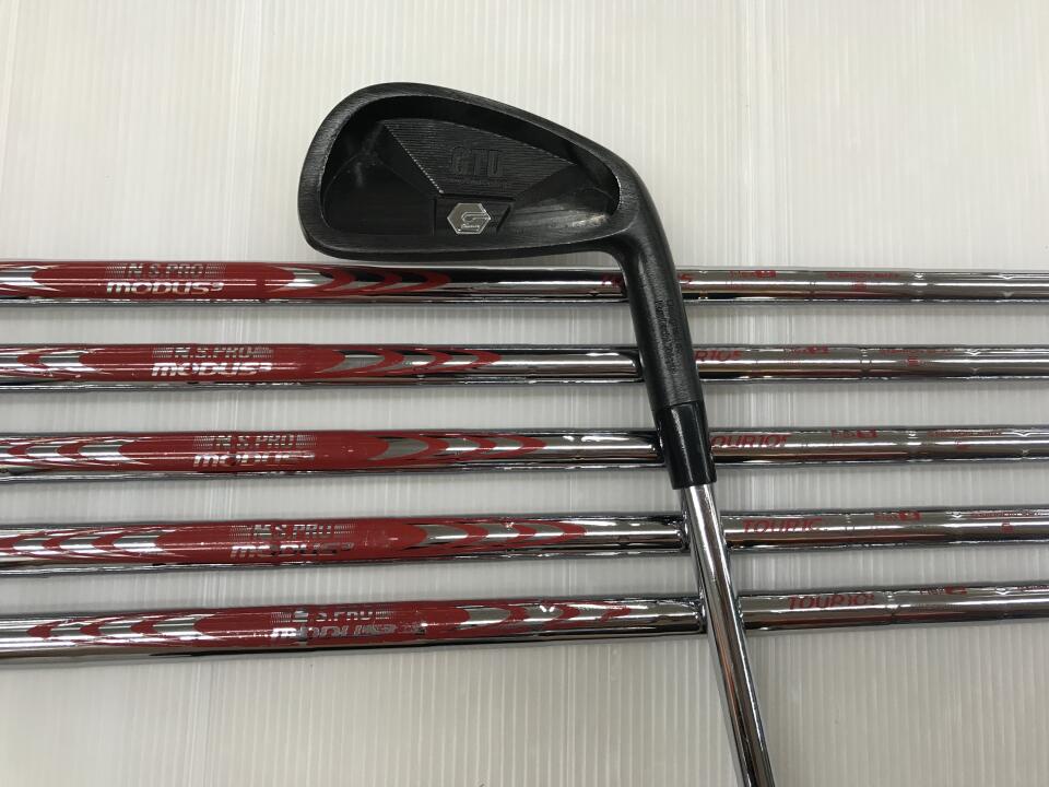 【中古】ジョージ武井デザイン GTD FORGED CNC アイアンセット Sフレックス 38.25インチ NSプロ MODUS 3 TOUR 105 リシャフト品 Dランク 右利き用 GTD ゴルフクラブ ゴルフドゥ ゴルフ用品 GOLF DO 中古ゴ