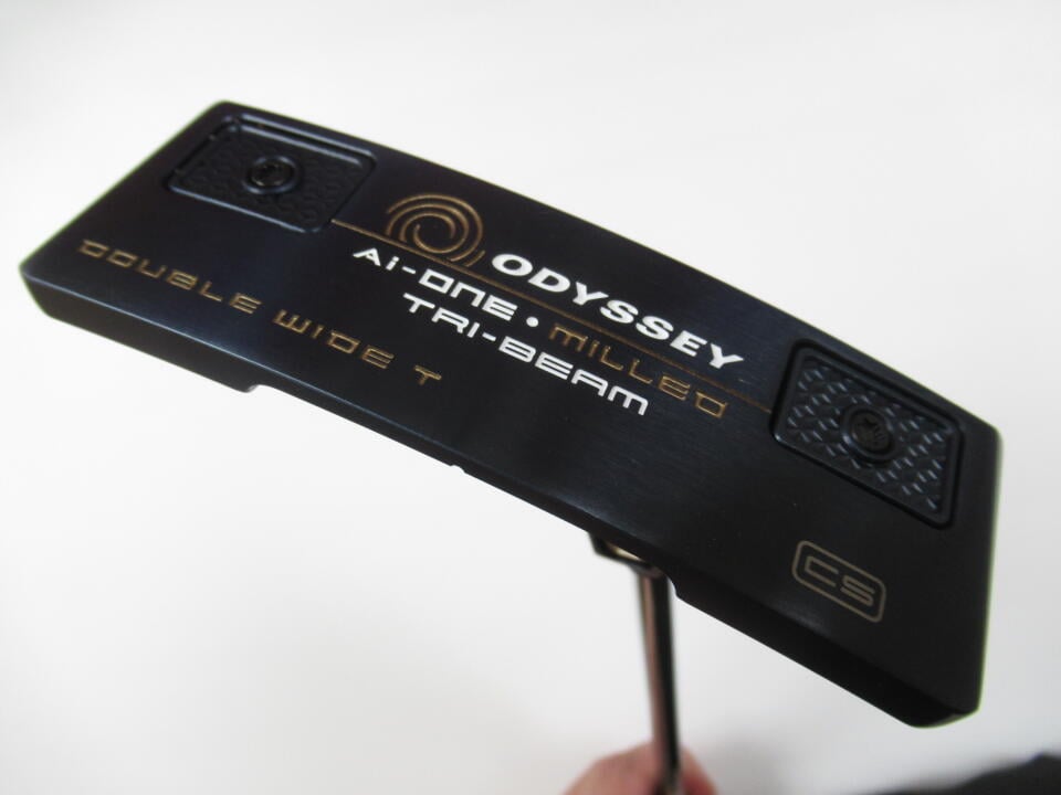 【中古】オデッセイ Ai-ONE MILLED TRI-BEAM DOUBLE WIDE T パター 34.0インチ ヘッドカバーあり オリジナルスチール Bランク 右利き用 ODYSSEY ゴルフクラブ ゴルフドゥ ゴルフ用品 GOLF DO 中古ゴルフクラ