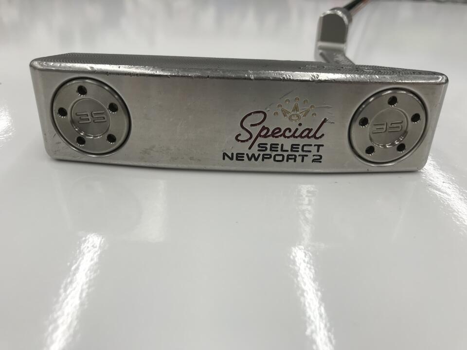 【中古】タイトリスト SC Special SELECT NEWPORT 2 パター 34.0インチ オリジナルスチール Cランク 右利き用 Titleist ゴルフクラブ スコッティキャメロン スペシャルセレクト ニューポート2 ゴルフド