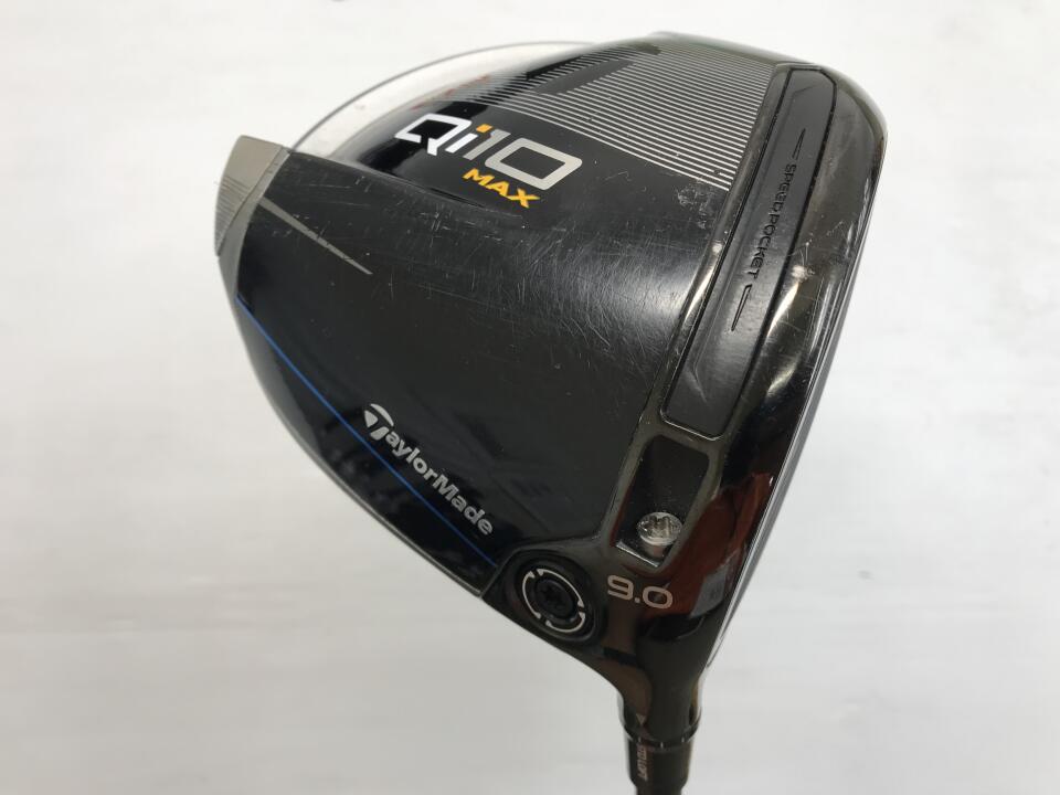 美品テーラーメイドQi10MAX ドライバー 9°DiamanaTM50S送料込 中古】Qi10 MAX ドライバー Diamana Blue TM50 9 S BC