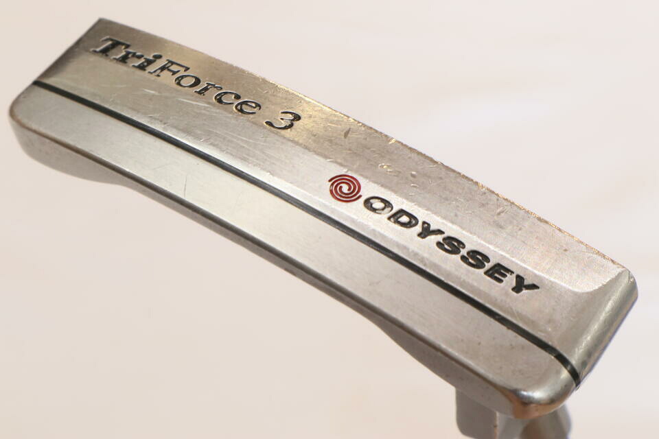 【中古】オデッセイ トライフォース3 パター 34.0インチ オリジナルスチール Dランク 右利き用 ODYSSEY ゴルフクラブ ゴルフドゥ ゴルフ用品 GOLF DO 中古ゴルフクラブ|ゴルフ ドゥ 中古クラブ店