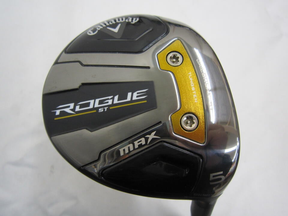 【中古】キャロウェイ ROGUE ST MAX フェアウェイウッド 5W 18° SRフレックス 42.5インチ ヘッドカバーあり ◆リシャフト◆ATTAS KING 6 リシャフト品 Cランク 右利き用 Callaway ゴルフクラブ ローグST