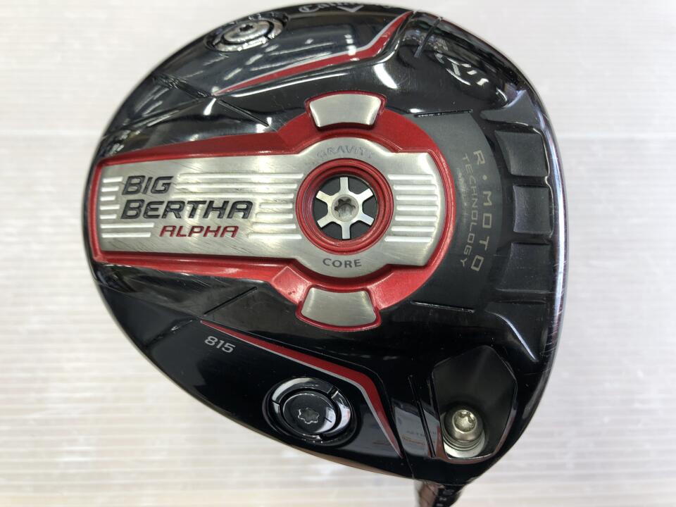 【中古】キャロウェイ BIG BERTHA ALPHA 815 ドライバー 9° Sフレックス 45.0インチ ATTAS 6☆ 6 Dランク 右利き用 Callaway ゴルフクラブ ビッグバーサアルファ815 ゴルフドゥ ゴルフ用品 GOLF DO 中古ゴル