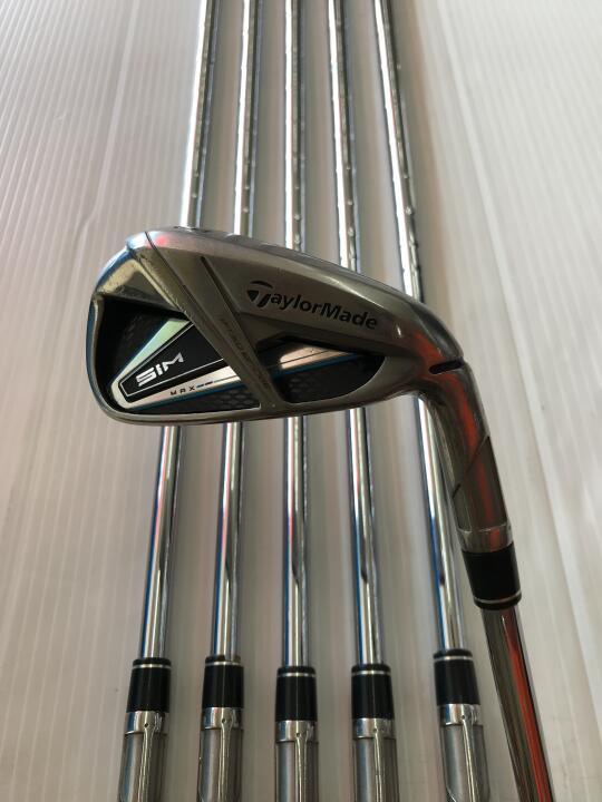 【中古】テーラーメイド SIM MAX アイアンセット 21° Sフレックス 38.5インチ KBS MAX85 JP Dランク 右利き用 Taylormade ゴルフクラブ シムマックス ゴルフドゥ ゴルフ用品 GOLF DO 中古ゴルフクラブ