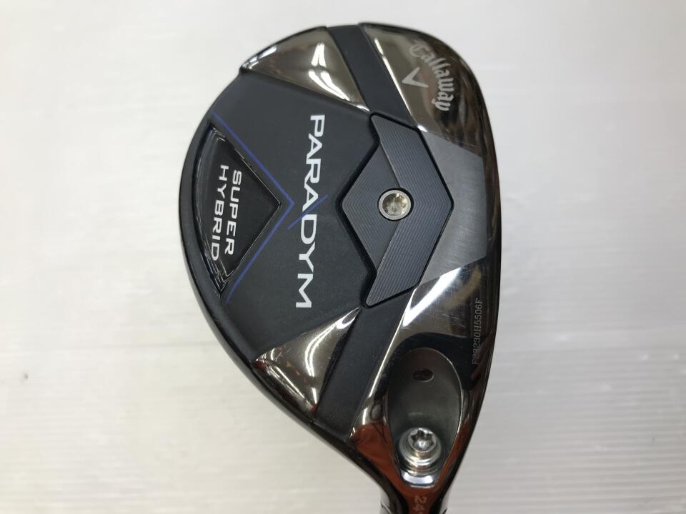 【中古】キャロウェイ PARADYM SUPER HYBRID ユーティリティ 24° SRフレックス 39.5インチ ヘッドカバーあり TENSEI SILVER 50for Callaway リシャフト品 Cランク 右利き用 Callaway ゴルフクラブ パラダイムス