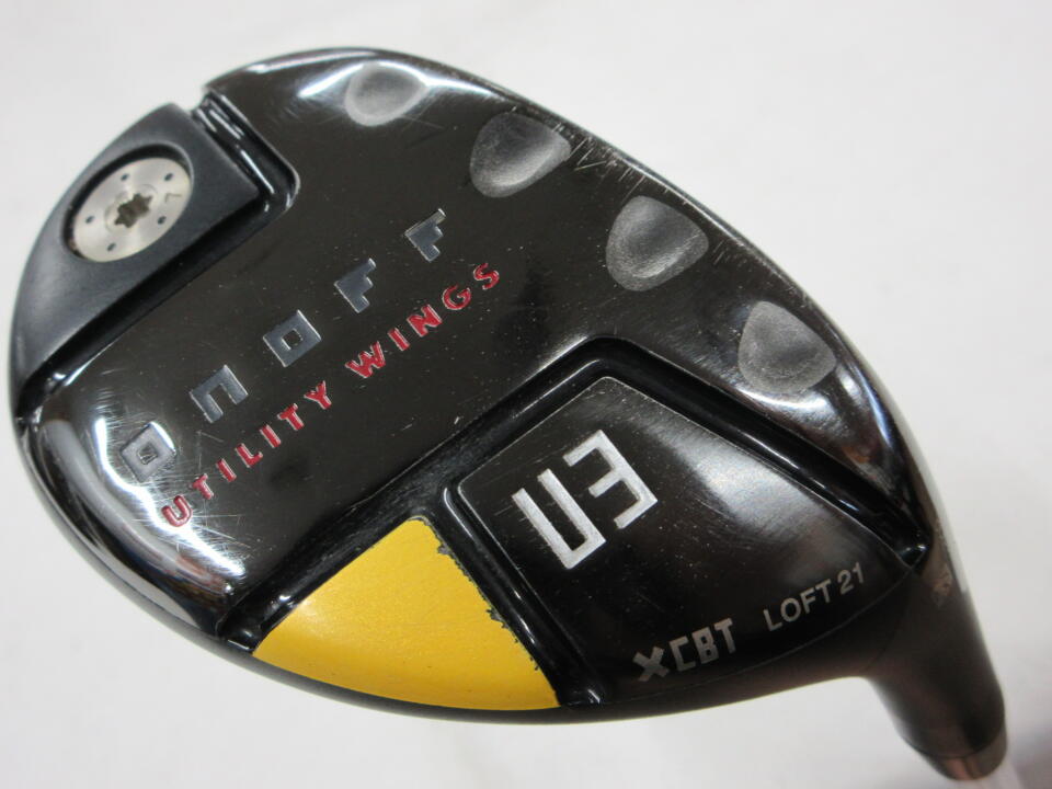 【中古】グローブライド ONOFF UTILITY WINGS KURO 2022 ユーティリティ 21° Sフレックス 39.5インチ ヘッドカバーあり ◆リシャフト◆MCH70 リシャフト品 Cランク 右利き用 GLOBERIDE ゴルフクラブ オノフ