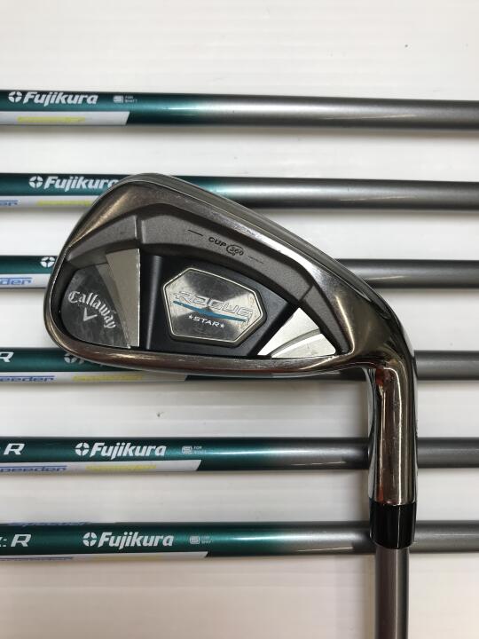 【中古】キャロウェイ ROGUE STAR アイアンセット 24&deg; Rフレックス 38.0インチ Speeder EVOLUTION for CW 60 Cランク 右利き用 Callaway ゴルフクラブ ローグスター ゴルフドゥ ゴルフ用品 GOLF DO 中古ゴルフ｜ゴルフ ドゥ 中古クラブ店