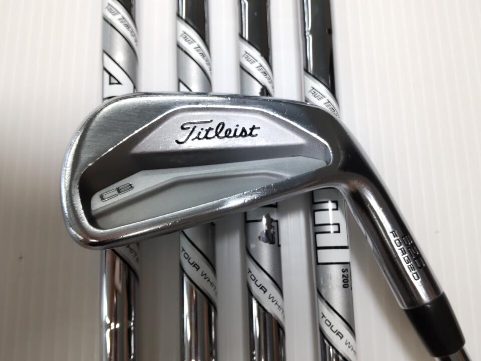 【中古】タイトリスト CB 620 アイアンセット 30° Sフレックス 37.5インチ AMT TOUR WHITE Dランク 右利き用 Titleist ゴルフクラブ ゴルフドゥ ゴルフ用品 GOLF DO 中古ゴルフクラブ