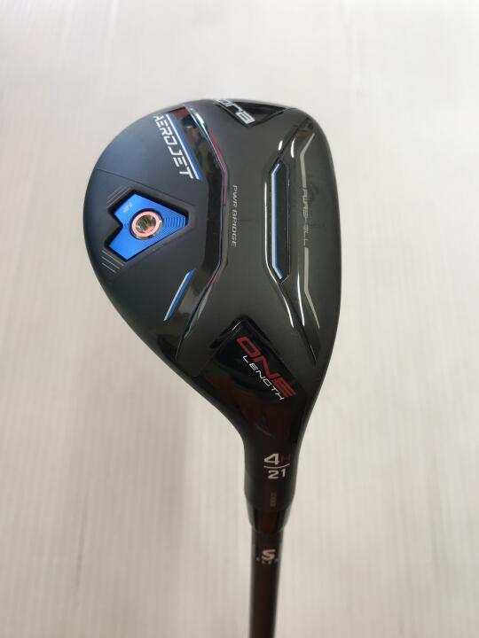 【中古】コブラ AEROJET ONE LENGTH ユーティリティ 21° Sフレックス 37.5インチ ヘッドカバーあり SPEEDER NX for Cobra(AEROJET) Cランク 右利き用 COBRA ゴルフクラブ エアロジェットワンレングス ゴルフド