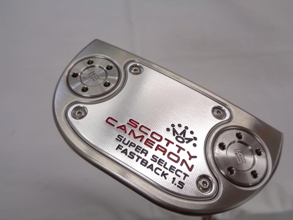 【中古】タイトリスト SC SUPER SELECT FASTBACK 1.5 パター 35.0インチ オリジナルスチール Cランク 右利き用 Titleist ゴルフクラブ スコッティキャメロン スーパーセレクト ファストバック ゴルフド