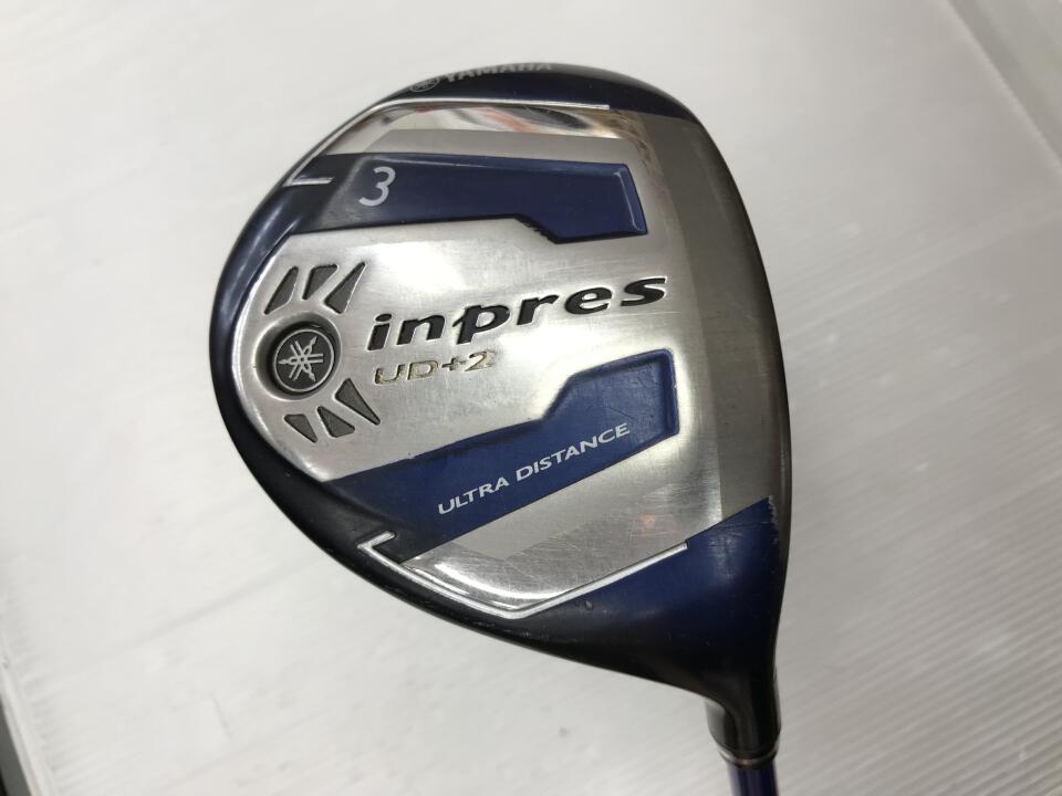 【中古】ヤマハ inpres UD+2 (W3) フェアウェイウッド 3W 14.5° Sフレックス 43.75インチ TMX-417F Dランク 右利き用 YAMAHA ゴルフクラブ ゴルフドゥ ゴルフ用品 GOLF DO 中古ゴルフクラブ