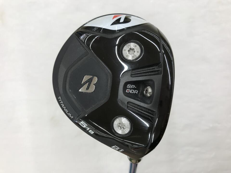 【中古】ブリヂストン B1ST フェアウェイウッド 5W 18° Sフレックス 42.5インチ ヘッドカバーあり ツアーAD BB-6 リシャフト品 Cランク 右利き用 BRIDGESTONE ゴルフクラブ ゴルフドゥ ゴルフ用品 GOLF