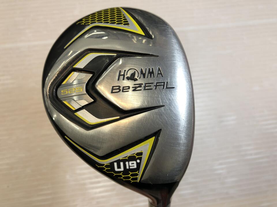 【中古】ホンマゴルフ Be ZEAL 525 ユーティリティ 19° Sフレックス 40.75インチ VIZARD for Be ZEAL Dランク 右利き用 ゴルフクラブ ゴルフドゥ ゴルフ用品 GOLF DO 中古ゴルフクラブ