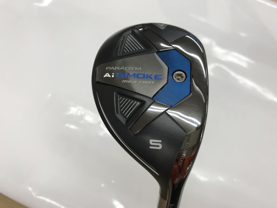 【中古】キャロウェイ PARADYM Ai SMOKE MAX FAST ユーティリティ 24&deg; Rフレックス 40.25インチ ヘッドカバーあり MCH 50 リシャフト品 Cランク 右利き用 Callaway ゴルフクラブ パラダイムAiスモークマッ｜ゴルフ ドゥ 中古クラブ店
