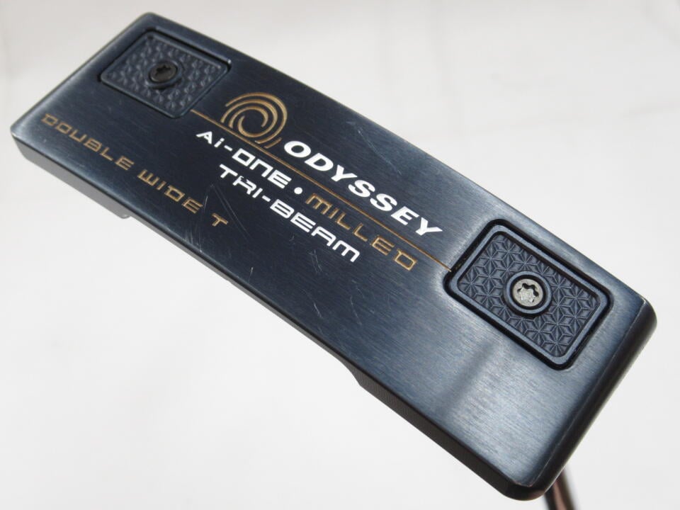【中古】オデッセイ Ai-ONE MILLED TRI-BEAM DOUBLE WIDE T パター 34.0インチ ヘッドカバーあり オリジナルスチール Cランク 右利き用 ODYSSEY ゴルフクラブ ゴルフドゥ ゴルフ用品 GOLF DO 中古ゴルフクラ|ゴルフ ドゥ 中古クラブ店