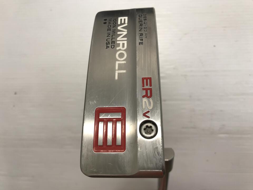【中古】イーブンロールパター ER2v SHORT PLUMBER パター 34.0インチ ヘッドカバーあり オリジナルスチール Cランク 右利き用 EVNROLL PUTTERS ゴルフクラブ ゴルフドゥ ゴルフ用品 GOLF DO 中古ゴルフ|ゴルフ ドゥ 中古クラブ店
