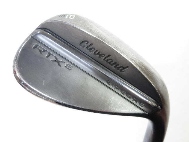 【中古】クリーブランド RTX 6 ZIPCORE ブラックサテン ウェッジ 58° S200フレックス 34.75インチ ダイナミックゴールド HT Dランク 右利き用 Cleveland ゴルフクラブ ゴルフドゥ ゴルフ用品 GOLF DO 中