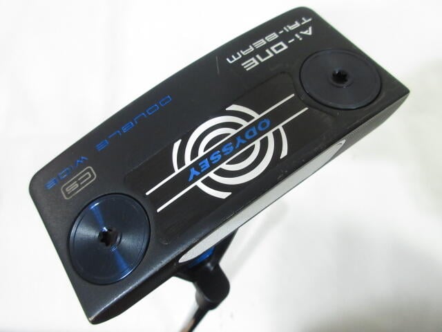 【中古】オデッセイ Ai-ONE TRI-BEAM DOUBLE WIDE CS パター 33.0インチ ヘッドカバーあり オリジナルスチール Cランク 右利き用 ODYSSEY ゴルフクラブ ゴルフドゥ ゴルフ用品 GOLF DO 中古ゴルフクラブ