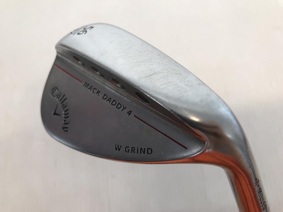 【中古】キャロウェイ MACK DADDY 4 クロムメッキ ウェッジ 56° Sフレックス 35.25インチ NSプロ950GH Cランク 右利き用 Callaway ゴルフクラブ ゴルフドゥ ゴルフ用品 GOLF DO 中古ゴルフクラブ