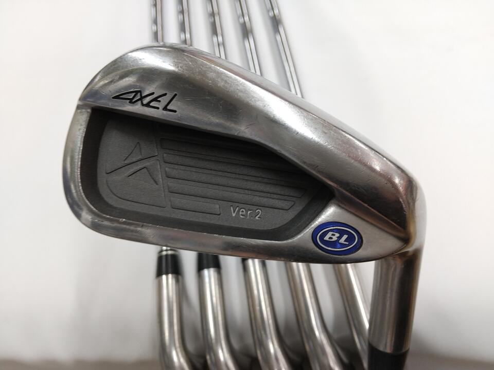 【中古】ツルヤ アクセル BL 2014 アイアンセット S200フレックス 37.5インチ GS85 (グリップ新品) リシャフト品 Dランク 右利き用 TSURUYA ゴルフクラブ ゴルフドゥ ゴルフ用品 GOLF DO 中|ゴルフ ドゥ 中古クラブ店