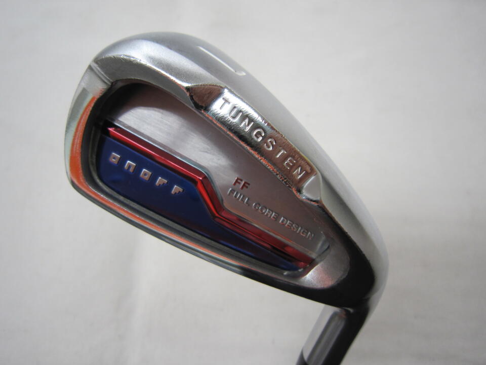 【中古】グローブライド ONOFF IRON AKA FF アイアンセット 25° Rフレックス 38.0インチ HIGH REPULSION KICK FF-521I Cランク 右利き用 GLOBERIDE ゴルフクラブ オノフ アイアン アカ ゴルフドゥ ゴルフ用品 GO