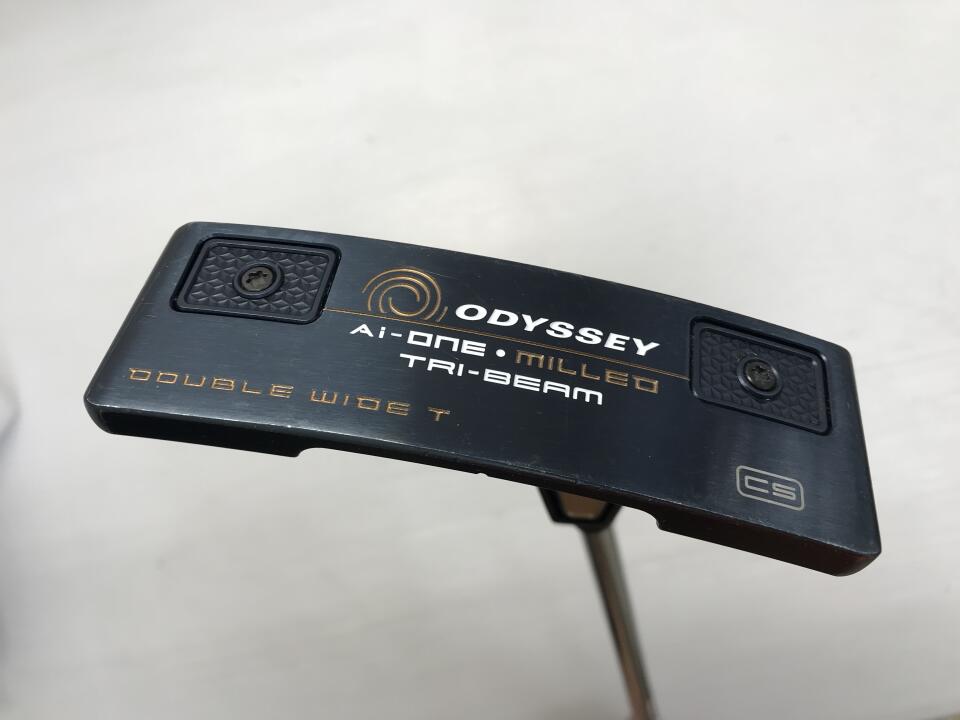 【中古】オデッセイ Ai-ONE MILLED TRI-BEAM DOUBLE WIDE T CS パター 34.0インチ ヘッドカバーあり オリジナルスチール Cランク 右利き用 ODYSSEY ゴルフクラブ ゴルフドゥ ゴルフ用品 GOLF DO 中古ゴルフク 22,232円