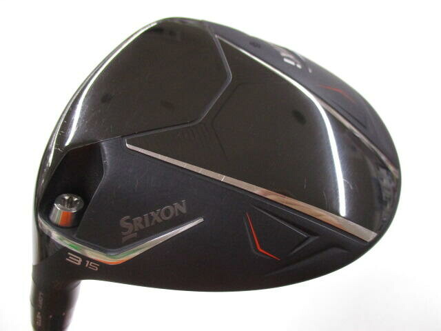 【中古】ダンロップ SRIXON ZXi フェアウェイウッド 3W 15° Rフレックス 43.25インチ ヘッドカバーあり Miyazaki AX-? リシャフト品 Bランク 左利き用 DUNLOP ゴルフクラブ スリクソンZXi ゴルフドゥ ゴ