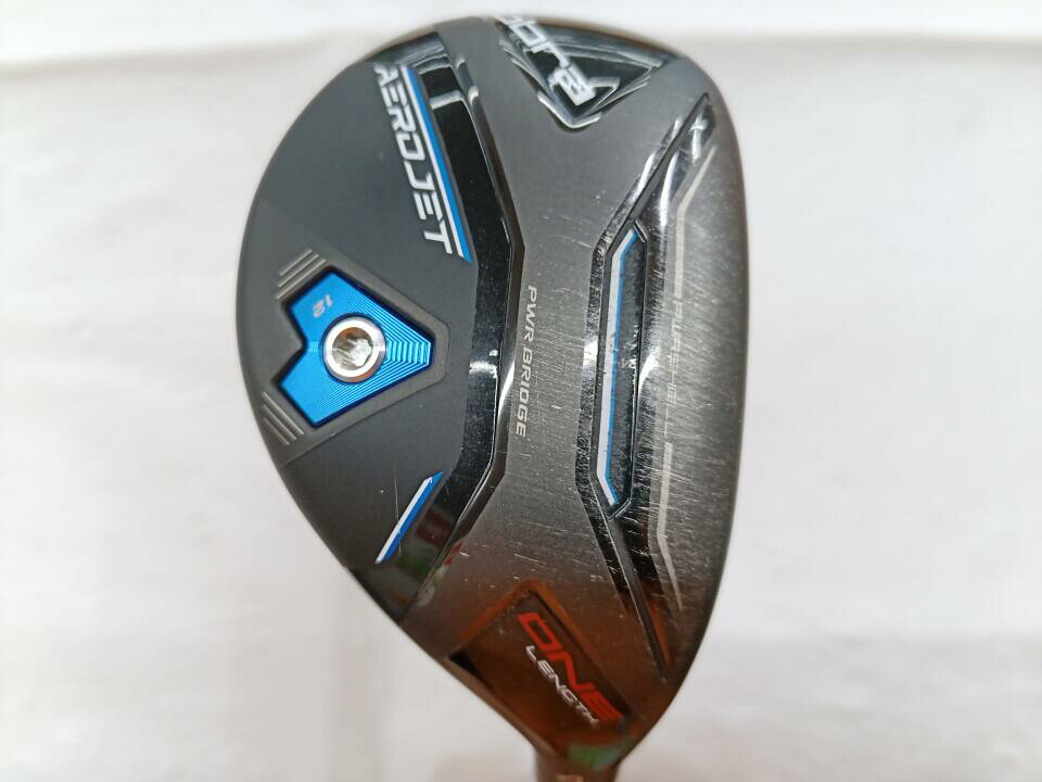 【中古】コブラ AEROJET ONE LENGTH ユーティリティ 21° Sフレックス 37.5インチ ヘッドカバーあり SPEEDER NX for Cobra(AEROJET) Cランク 右利き用 COBRA ゴルフクラブ エアロジェットワンレングス ゴルフド