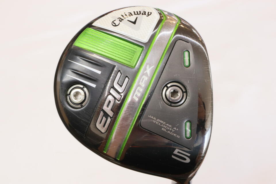 【中古】キャロウェイ EPIC MAX フェアウェイウッド 5W 18° Rフレックス 42.5インチ ヘッドカバーあり Diamana 40 for Callaway(EPIC MAX) Dランク 右利き用 Callaway ゴルフクラブ エピックマックス ゴルフド