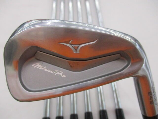 【中古】ミズノ Mizuno Pro 243 アイアンセット S200フレックス 37.75インチ ダイナミックゴールド 120 Cランク 右利き用 MIZUNO ゴルフクラブ ミズノプロ ゴルフドゥ ゴルフ用品 GOLF DO 中古ゴルフク|ゴルフ ドゥ 中古クラブ店