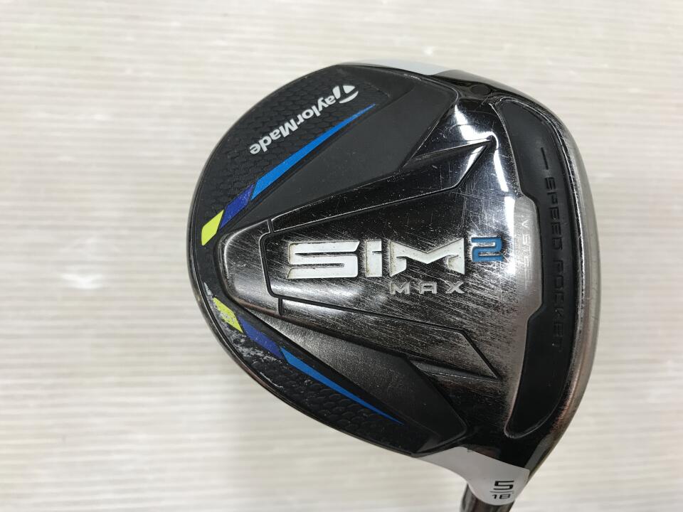【中古】テーラーメイド SIM2 MAX フェアウェイウッド 5W 18&deg; Xフレックス 42.25インチ ヘッドカバーあり ツアーAD UB-6 リシャフト品 Dランク 右利き用 Taylormade ゴルフクラブ シム2マックス ゴルフ｜ゴルフ ドゥ 中古クラブ店 12,905円