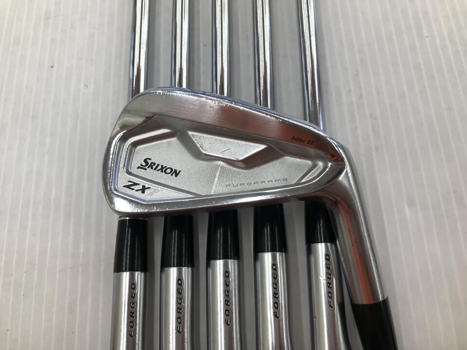 【中古】ダンロップ SRIXON ZX7 Mk2 アイアンセット 25&deg; S200フレックス 38.0インチ ダイナミックゴールド D.S.T.(NEWデザイン) Cランク 右利き用 DUNLOP ゴルフクラブ スリクソンZX7 MK2 ゴルフドゥ ゴル｜ゴルフ ドゥ 中古クラブ店