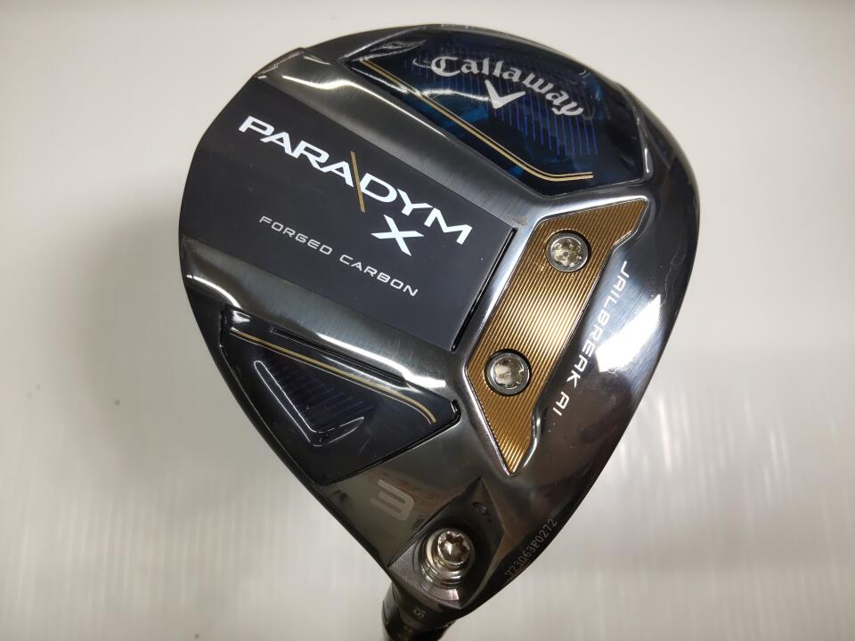 【中古】キャロウェイ PARADYM X フェアウェイウッド 3W 15° Sフレックス 42.75インチ ヘッドカバーあり ATTS COOOL 5 リシャフト品 Cランク 右利き用 Callaway ゴルフクラブ パラダイムX ゴルフドゥ ゴ