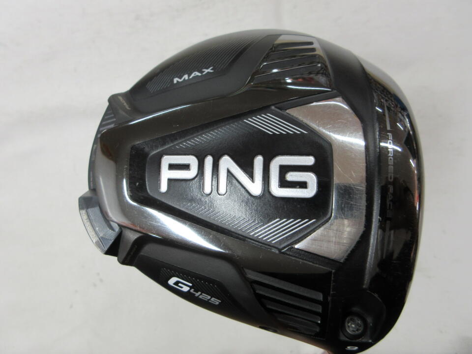 【中古】ピン G425 MAX ドライバー 9° Sフレックス 45.5インチ ヘッドカバーあり ◆リシャフト◆ATTAS１１　6 リシャフト品 Cランク 右利き用 PING ゴルフクラブ G425マックス ゴルフドゥ ゴルフ用