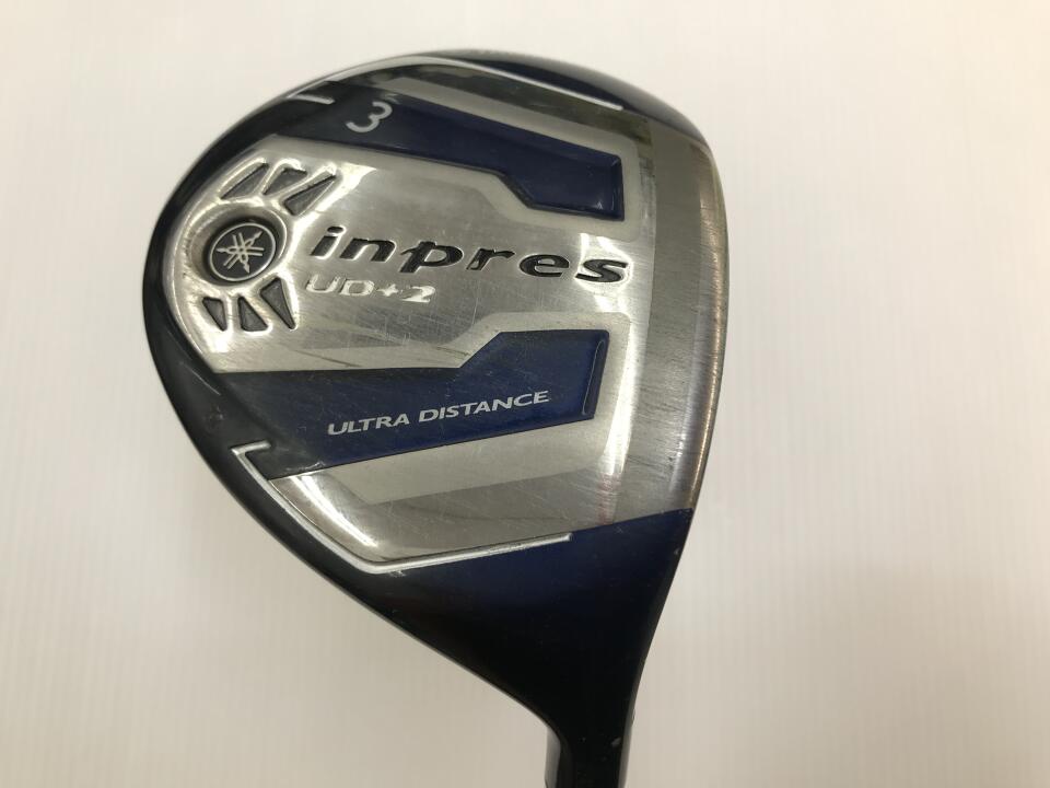 【中古】ヤマハ inpres UD+2 (W3) フェアウェイウッド 3W 14.5° Sフレックス 43.75インチ ディアマナ W50 リシャフト品 Dランク 右利き用 YAMAHA ゴルフクラブ ゴルフドゥ ゴルフ用品 GOLF DO 中古ゴルフ