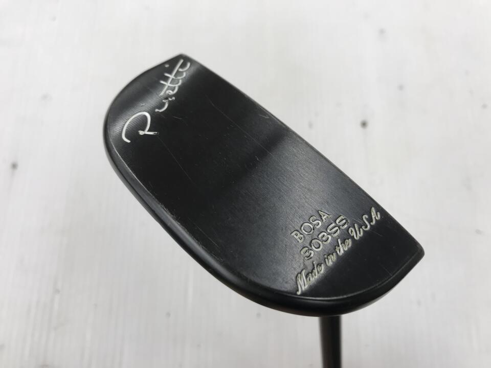 【中古】ピレッティ BOSA FN Midnight Black パター 33.0インチ ヘッドカバーあり BGT STABILTY TOUR 2 POLAR リシャフト品 Cランク 右利き用 Piretti ゴルフクラブ ゴルフドゥ ゴルフ用品 GOLF DO 中古ゴルフク