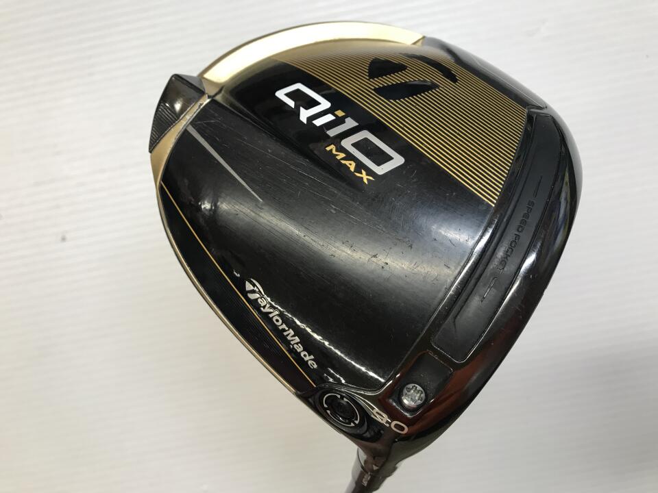 【中古】テーラーメイド Qi10 MAX DESIGNER SERIES Black/Gold ドライバー 9.0° Sフレックス 45.25インチ Diamana BLUE TM50 Cランク 右利き用 Taylormade ゴルフクラブ Qi10マックスデザイナーシリーズ ゴルフドゥ|ゴルフ ドゥ 中古クラブ店