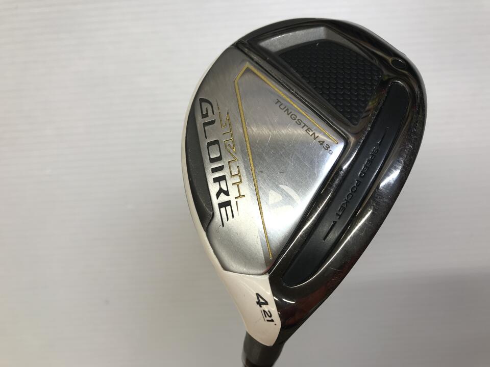 【中古】テーラーメイド STEALTH GLOIRE ユーティリティ 21° Rフレックス 40.0インチ ヘッドカバーあり SPEEDER NX for TM Cランク 右利き用 Taylormade ゴルフクラブ ステルスグローレ ゴルフドゥ ゴルフ